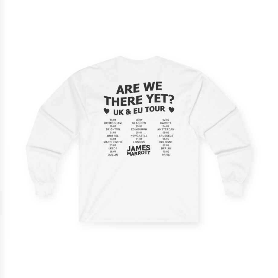 James Marriott 2024 Tour Logo Unisex Ultra Cotton Long Sleeve Tee