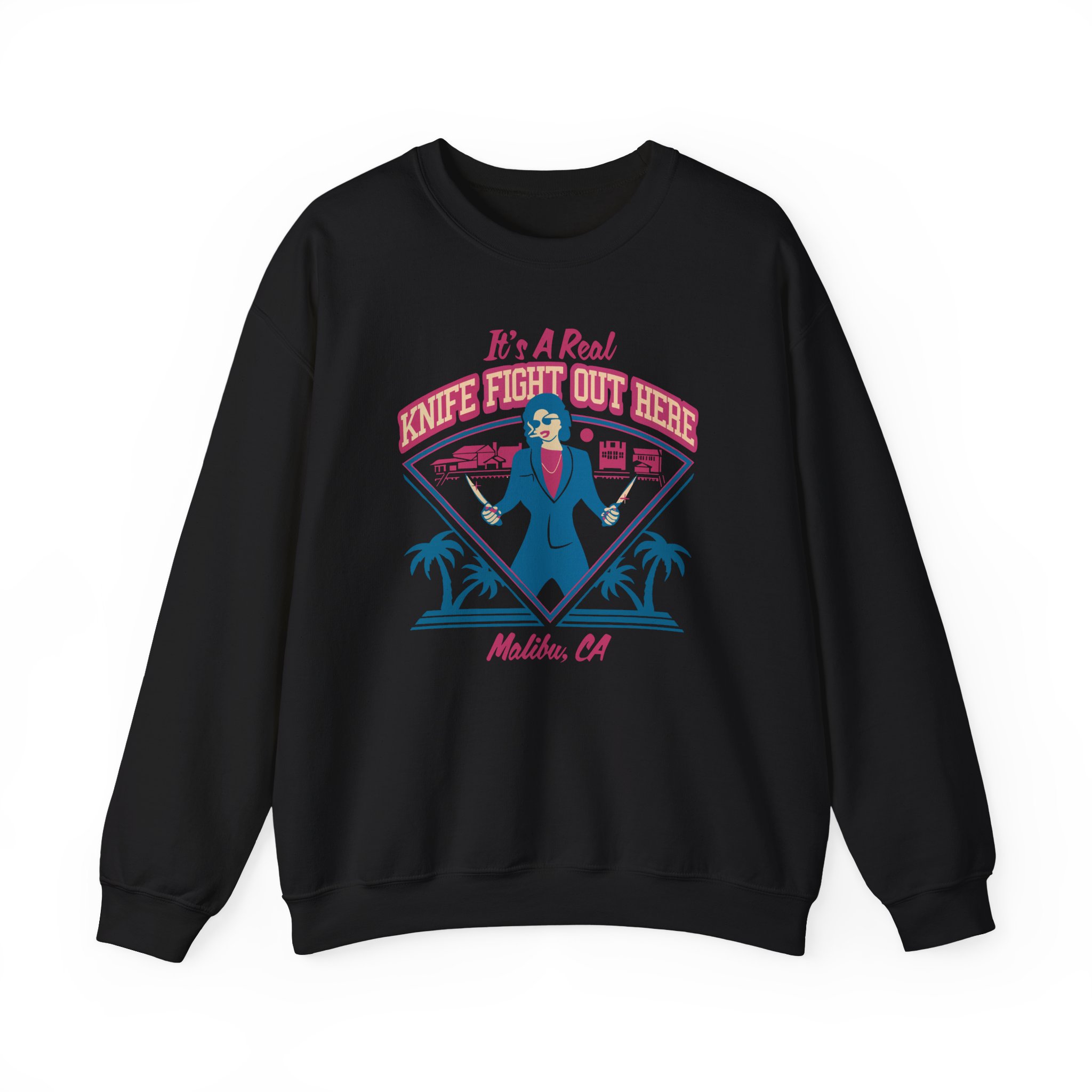 Tim Dillon Knife Fight Unisex Heavy Blendâ„¢ Crewneck Sweatshirt