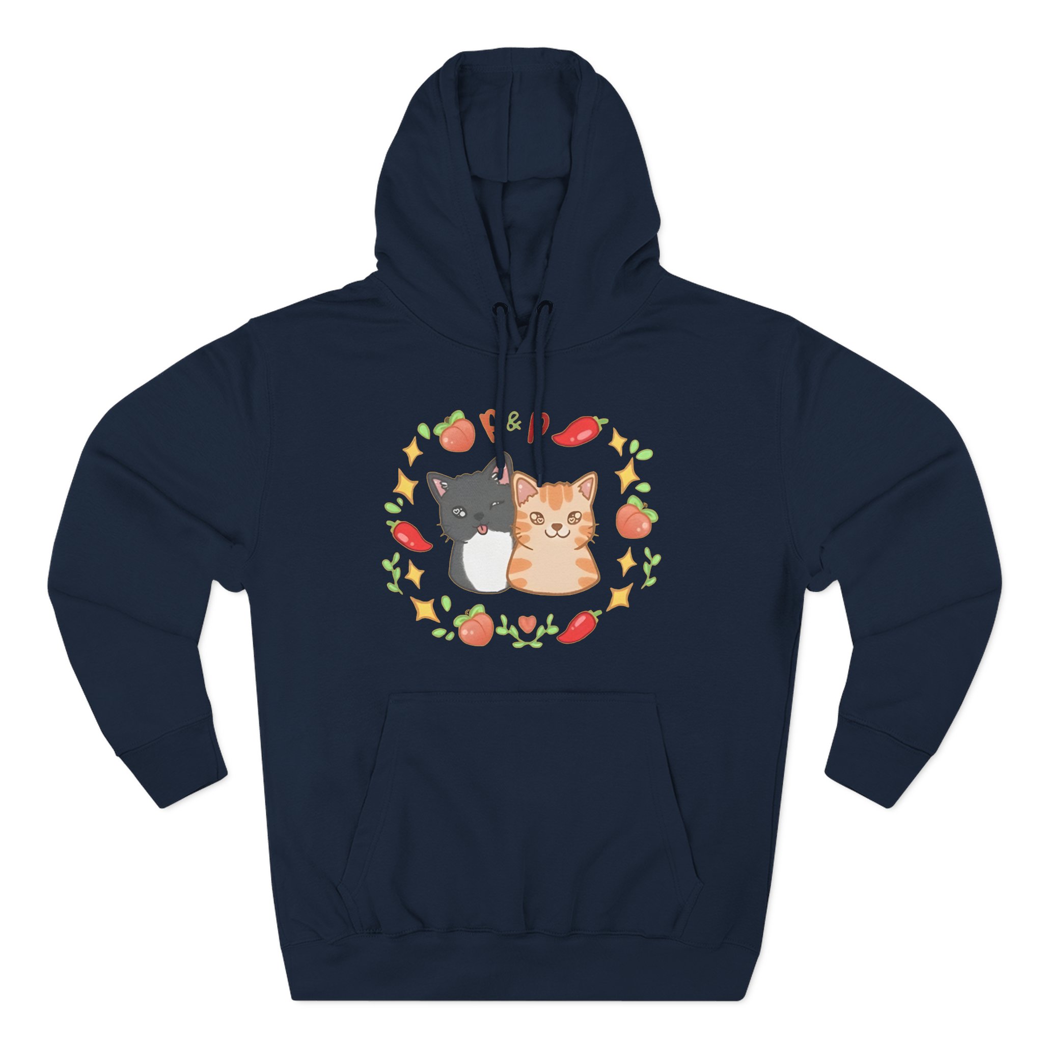 Erobb221 Three-Panel Fleece Hoodie