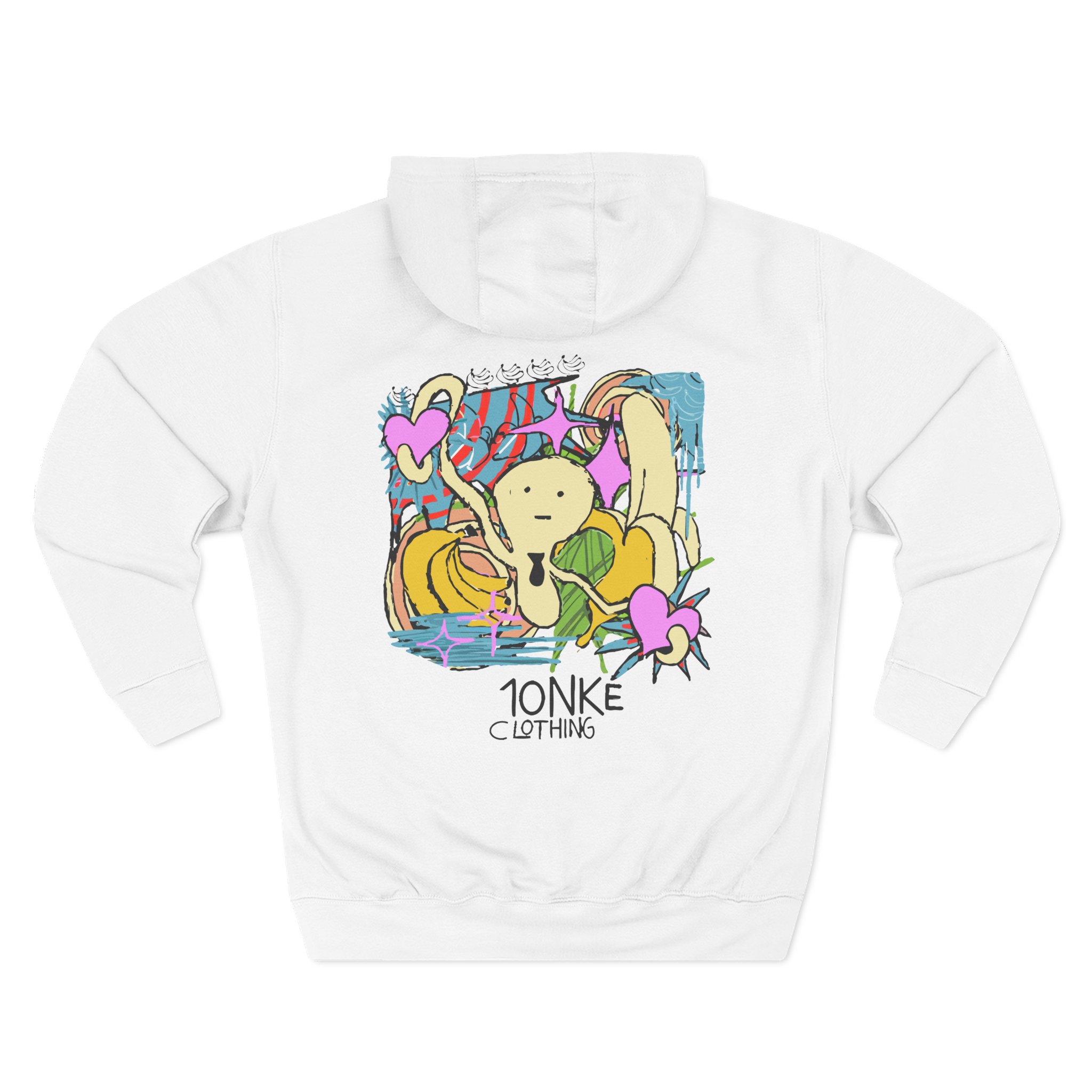 Spoonkid Basquiat Monke Three-Panel Fleece Hoodie