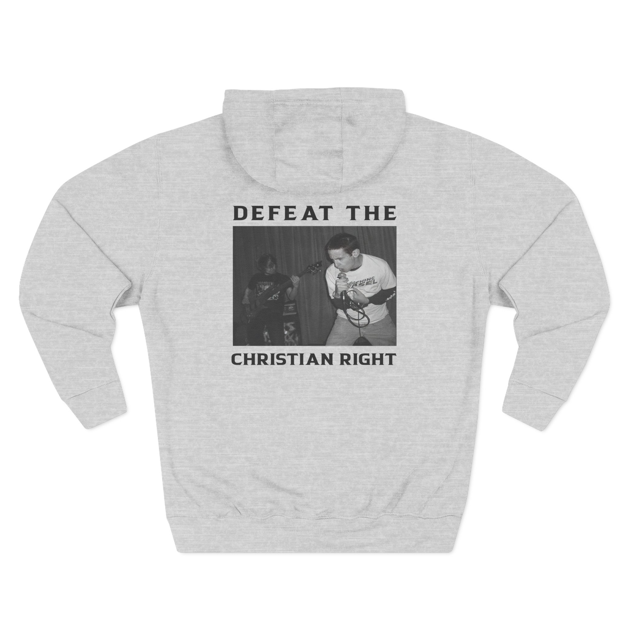 Weekend Nachos Christian Three-Panel Fleece Hoodie