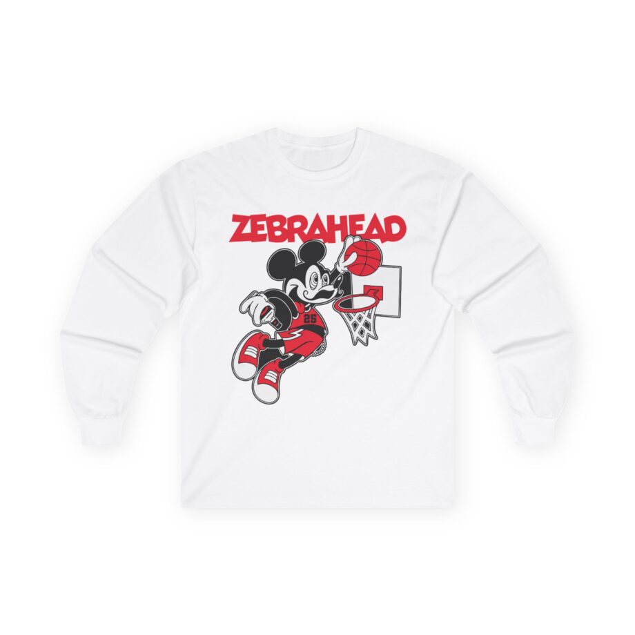 Zebrahead Mickey Unisex Ultra Cotton Long Sleeve Tee