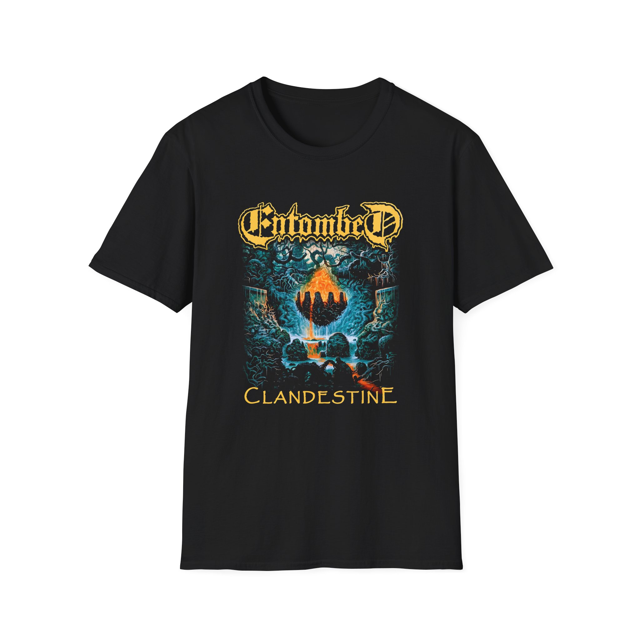 Entombed Clandestine Live Unisex Softstyle T-Shirt