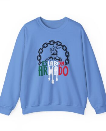 Eslabon Armado así Lo Quiso Dios Unisex Heavy Blend™ Crewneck Sweatshirt