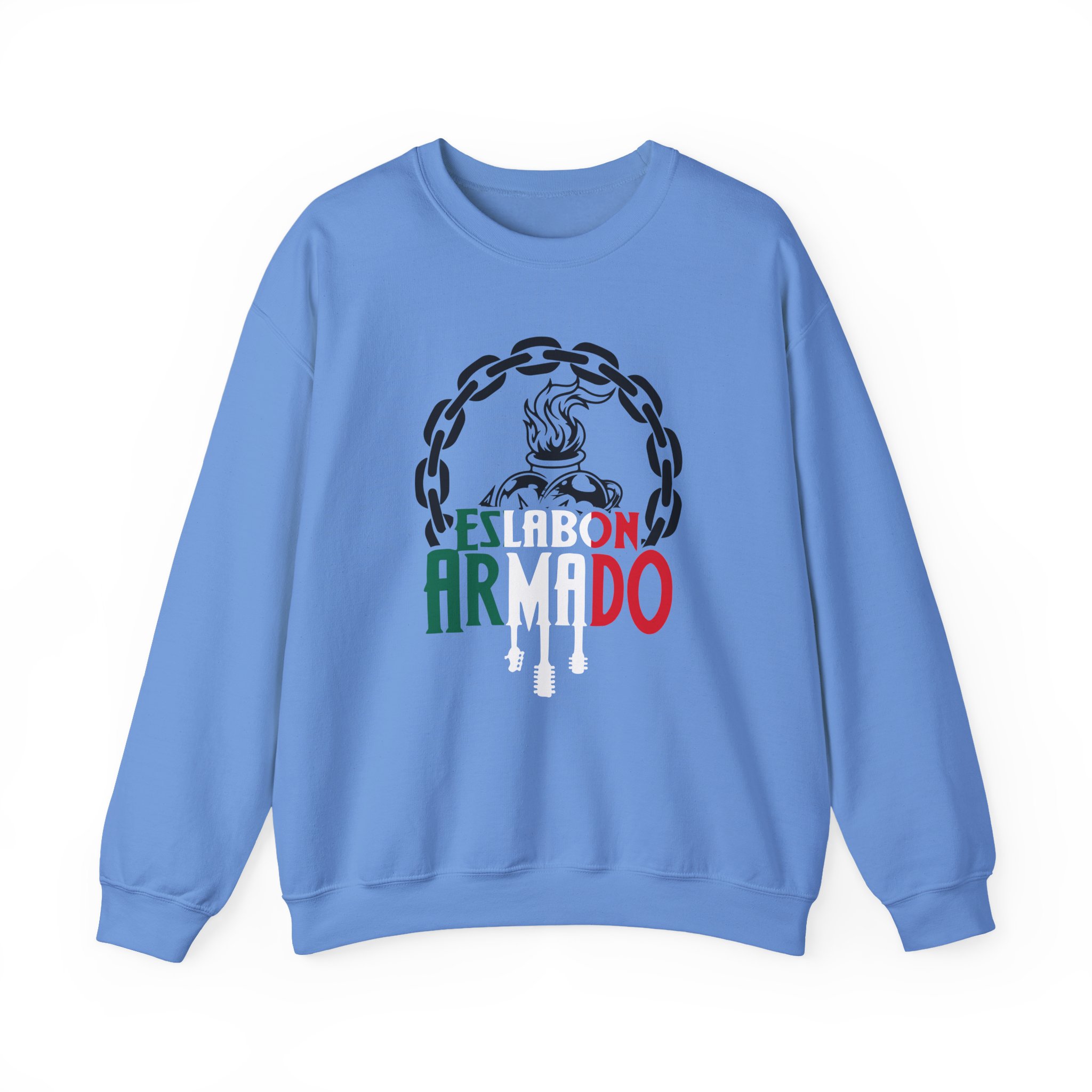 Eslabon Armado asà Lo Quiso Dios Unisex Heavy Blend™ Crewneck Sweatshirt