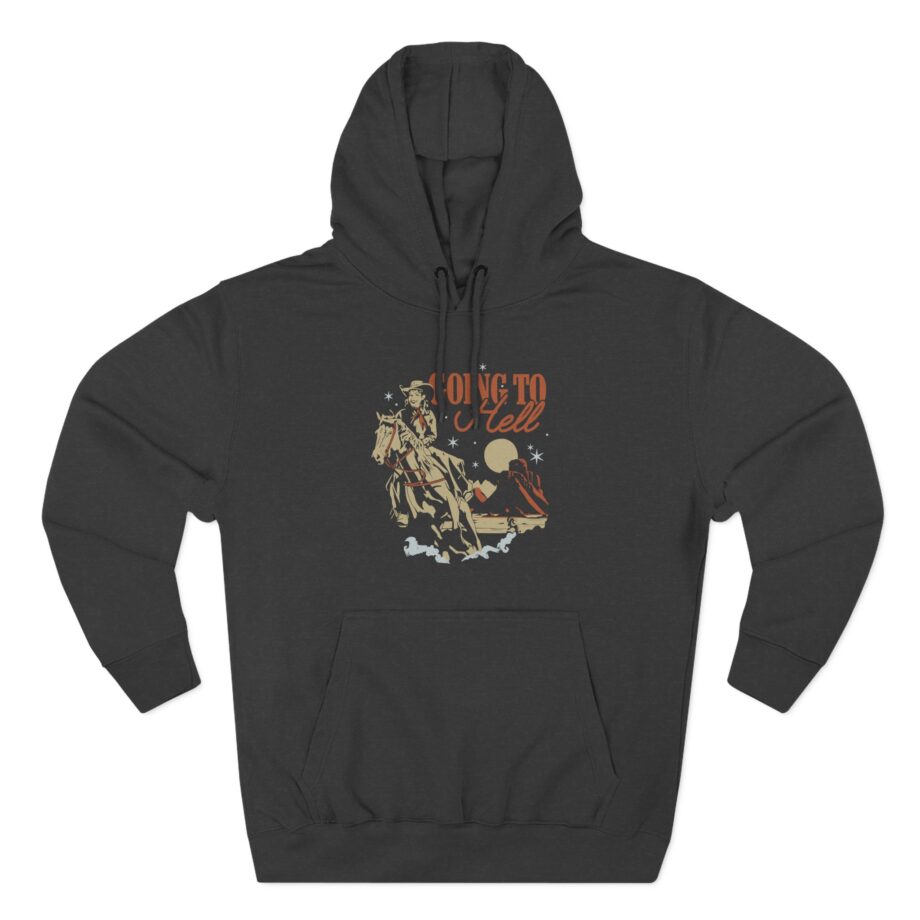Kallmekris Going to Hell Three-Panel Fleece Hoodie