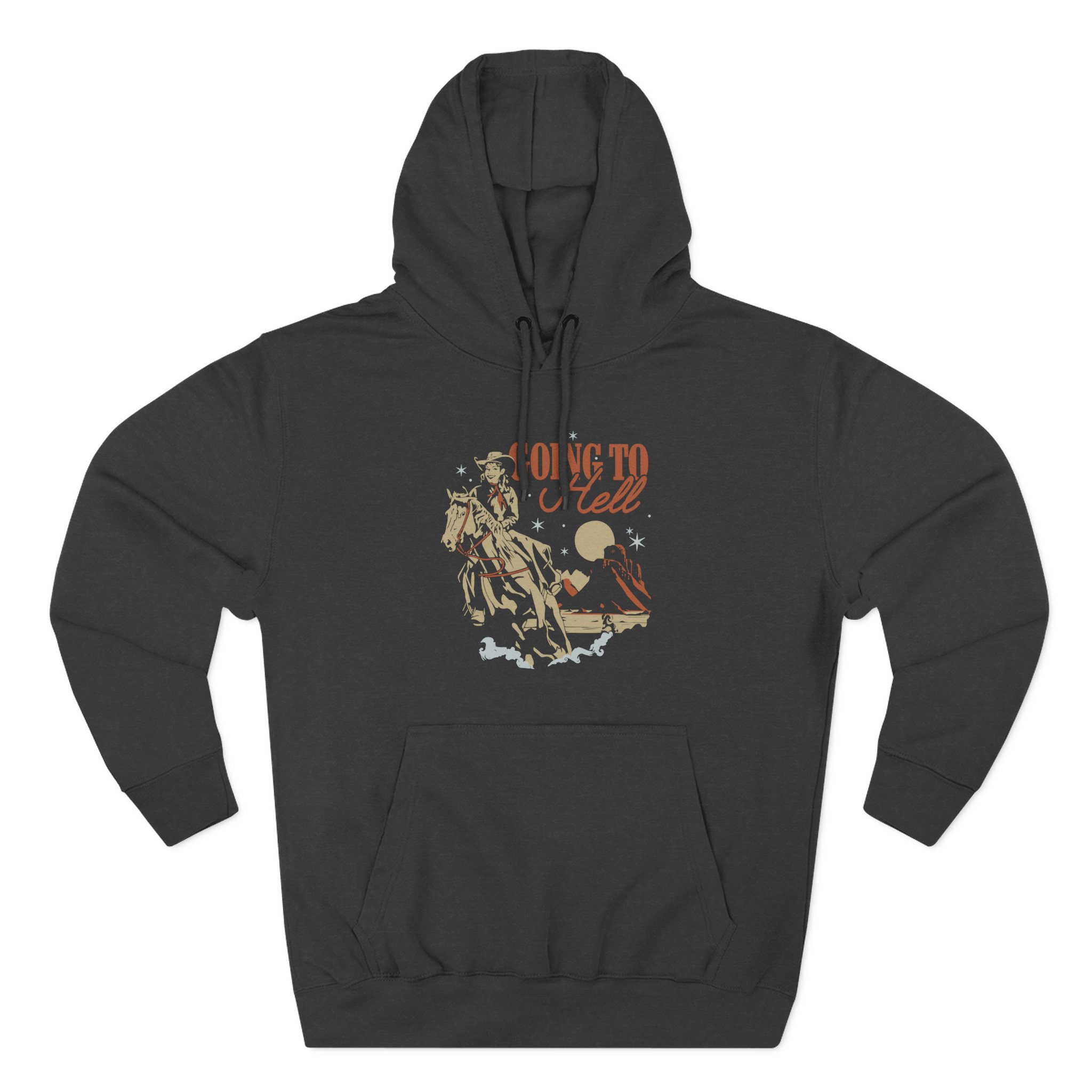 Kallmekris Going to Hell Three-Panel Fleece Hoodie