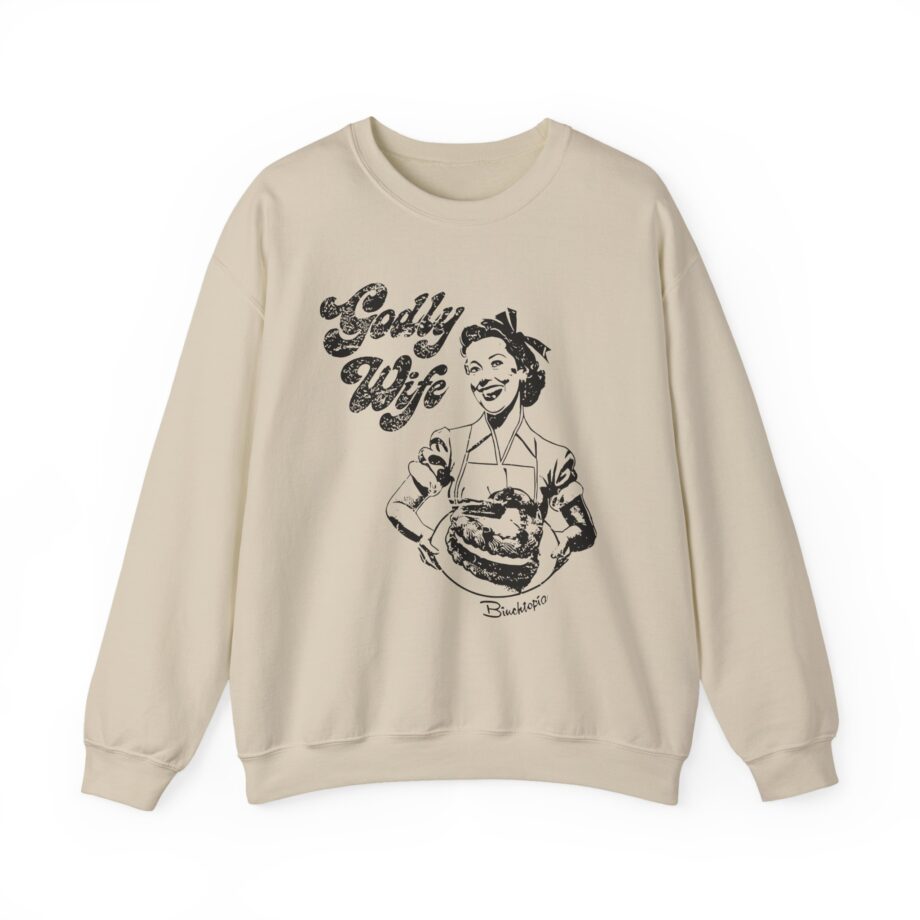 Binchtopia Godly Wife Unisex Heavy Blend™ Crewneck Sweatshirt