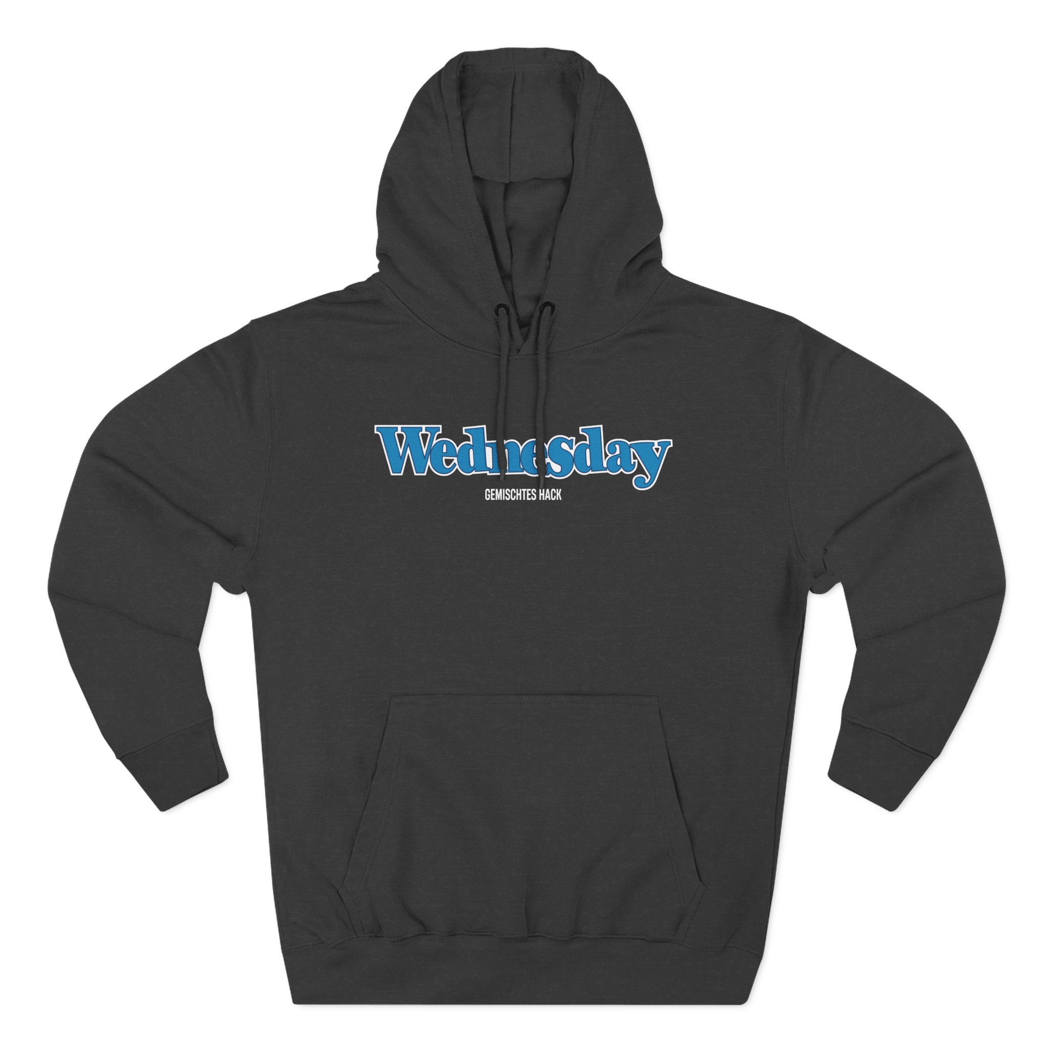 Gemischtes Hack Wednesday Three-Panel Fleece Hoodie