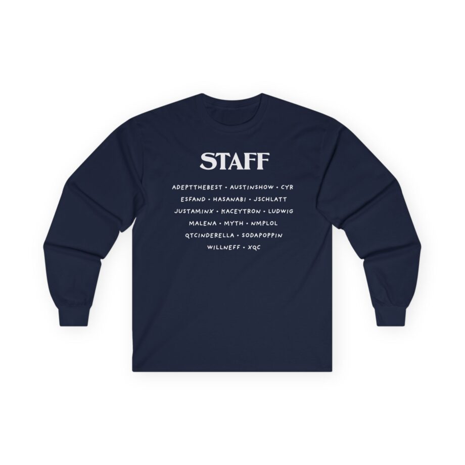 Qtcinderella Shit Camp Staff Unisex Ultra Cotton Long Sleeve Tee