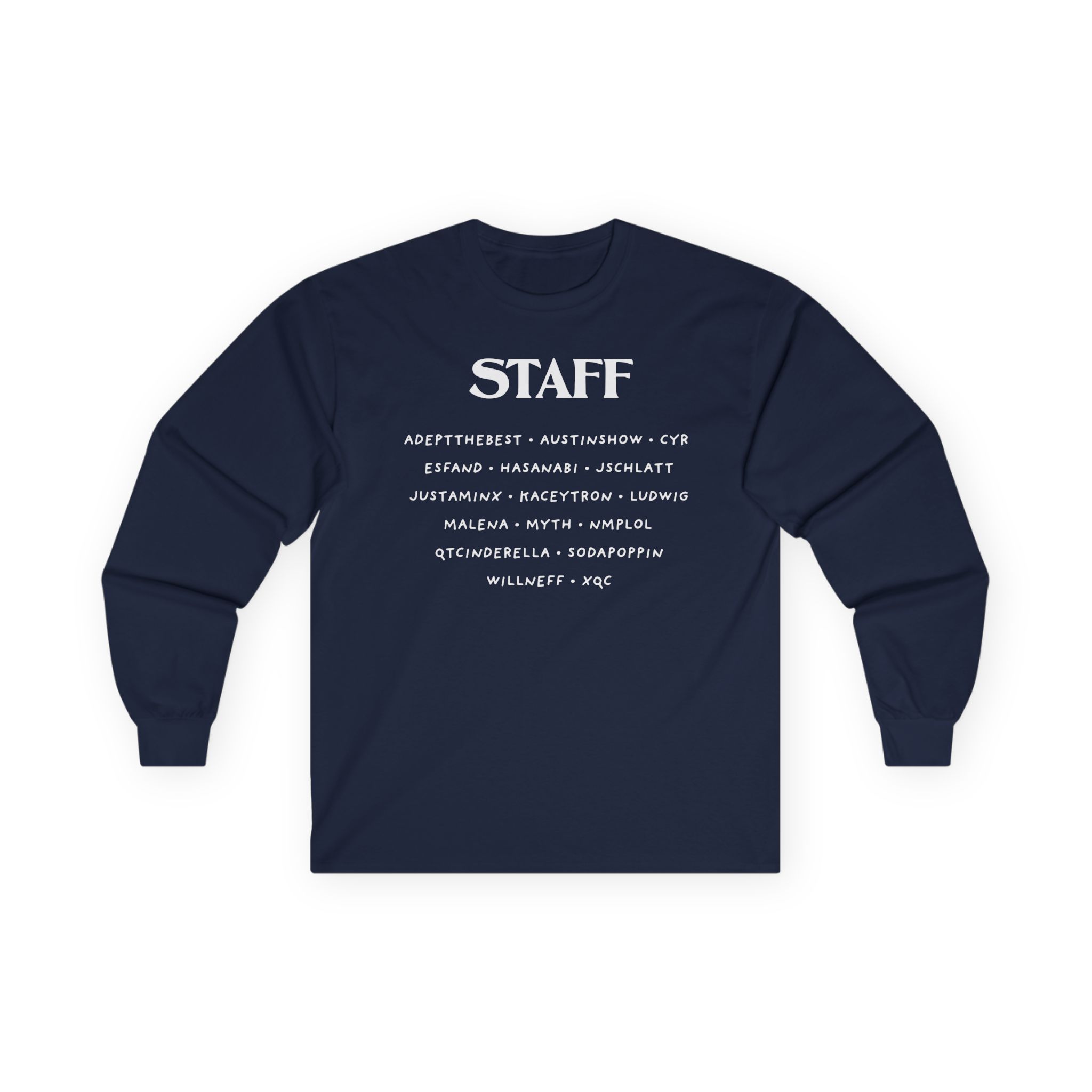 Qtcinderella Shit Camp Staff Unisex Ultra Cotton Long Sleeve Tee