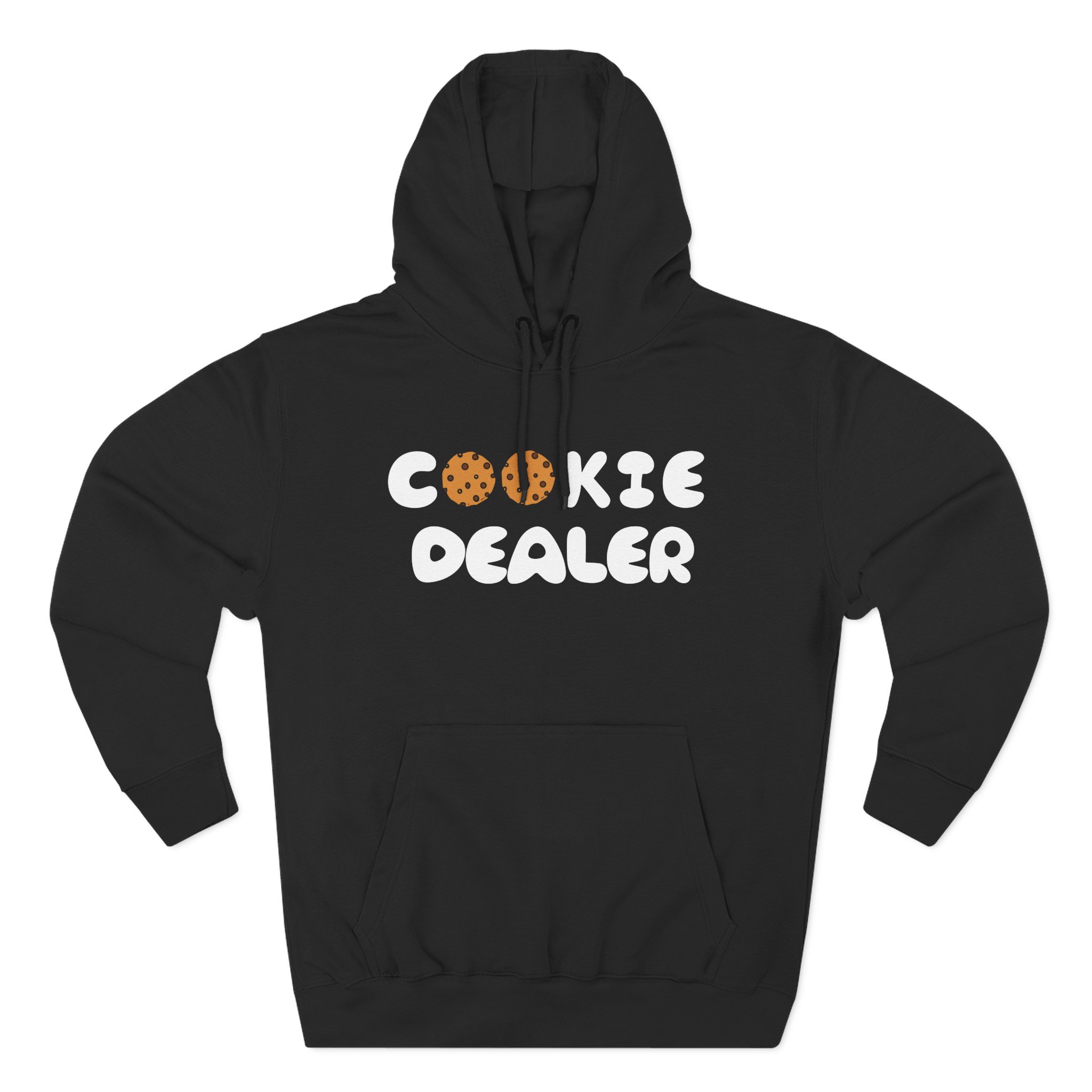 Cookieswirlc Three-Panel Fleece Hoodie