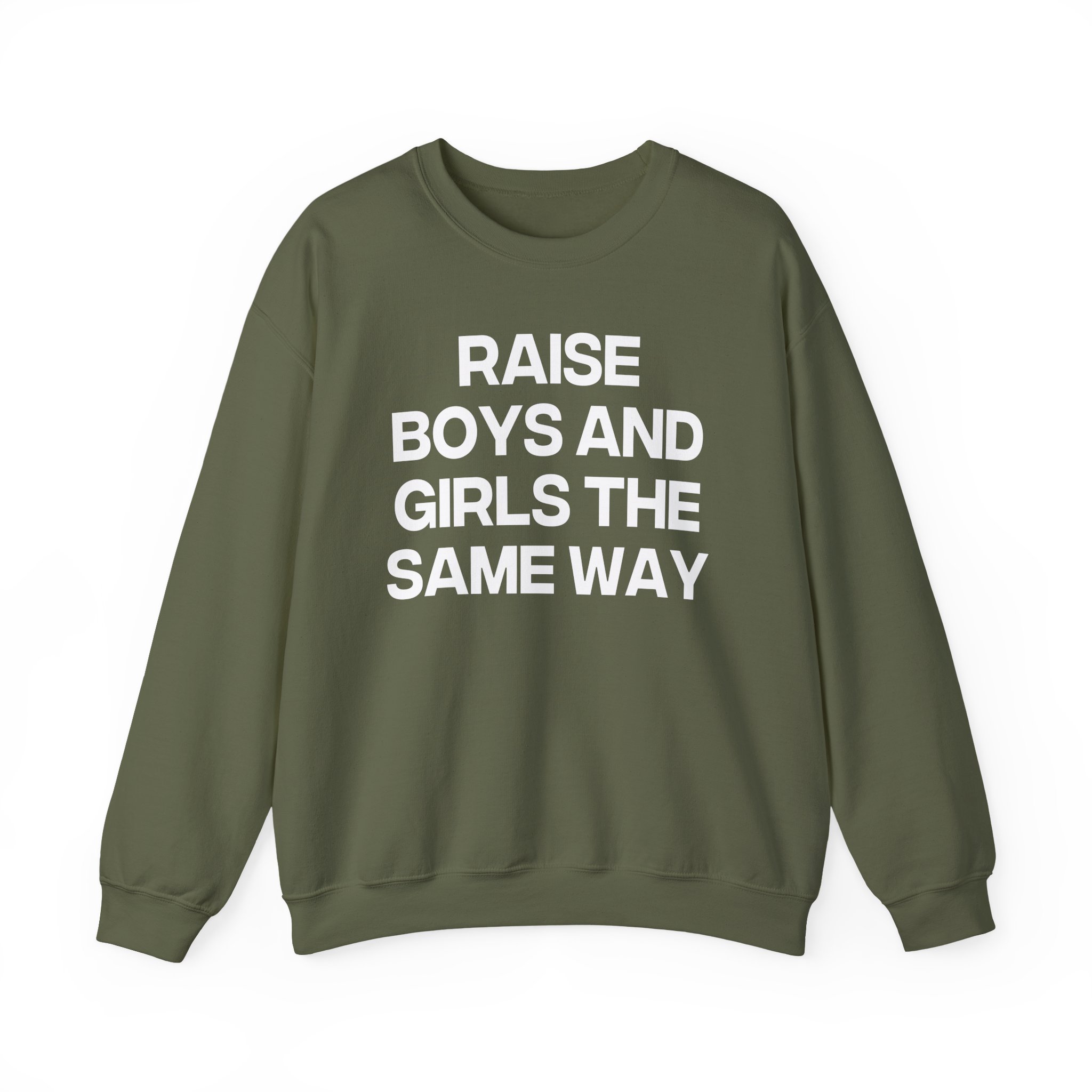 Jenny Holzer Raise the Same Way Unisex Heavy Blendâ„¢ Crewneck Sweatshirt