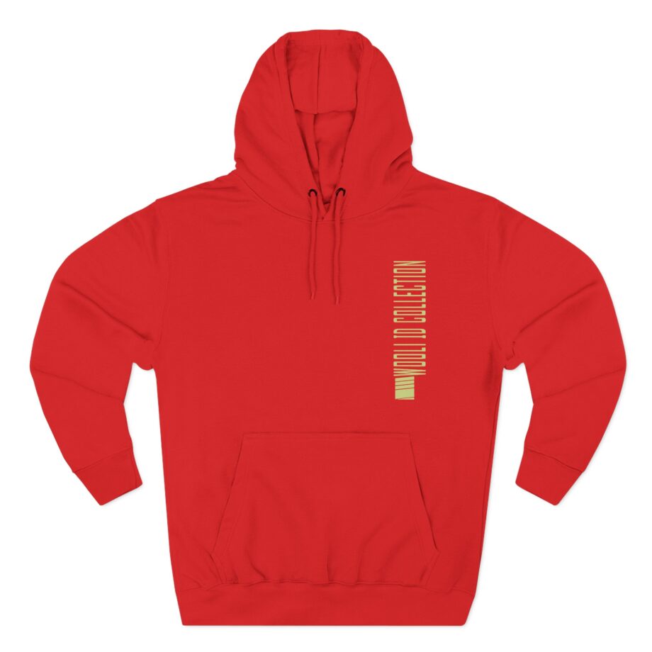 Wooli Logo Three-Panel Fleece Hoodie