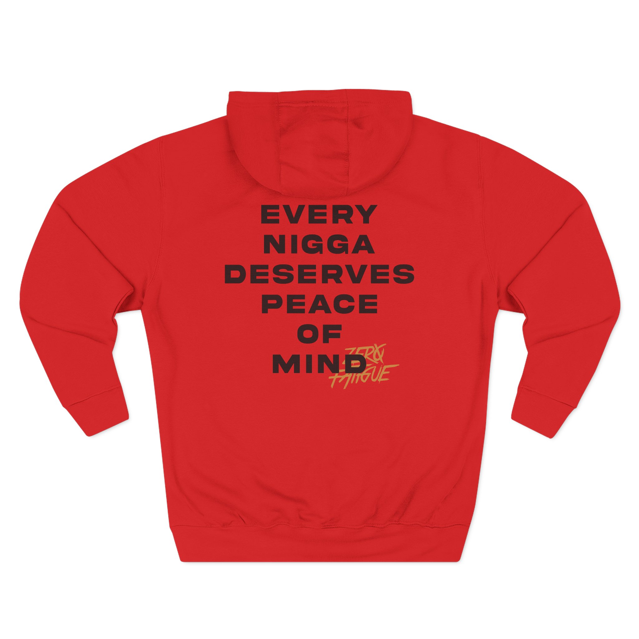 Smino Every Nigga Deserves Peace of Mind Three-Panel Fleece Hoodie