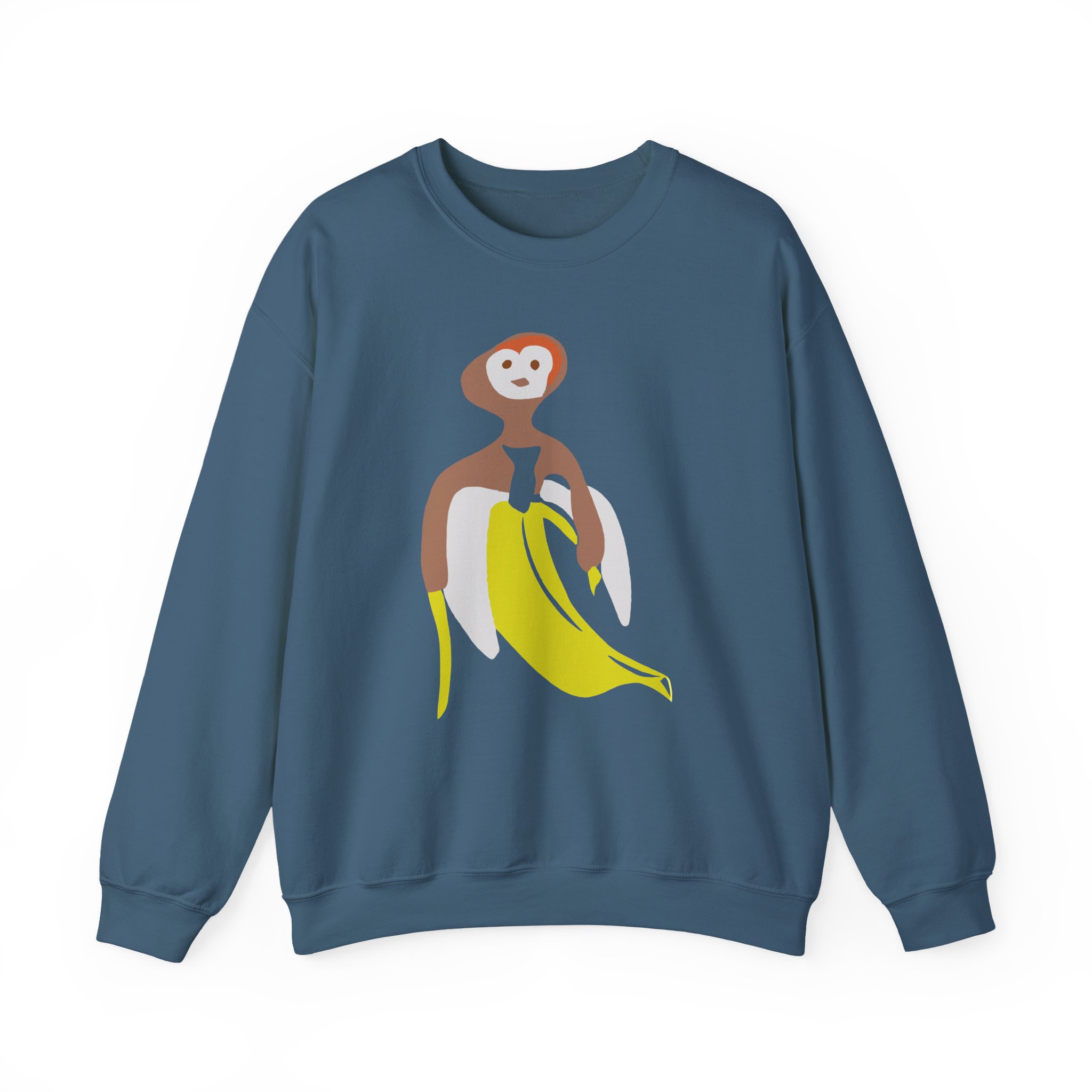 Spoonkid Inspired Banana Unisex Heavy Blendâ„¢ Crewneck Sweatshirt