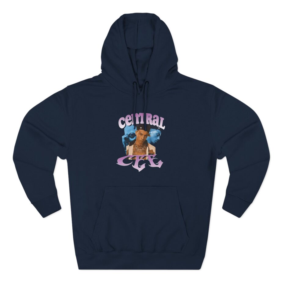 Central Cee Rap Three-Panel Fleece Hoodie