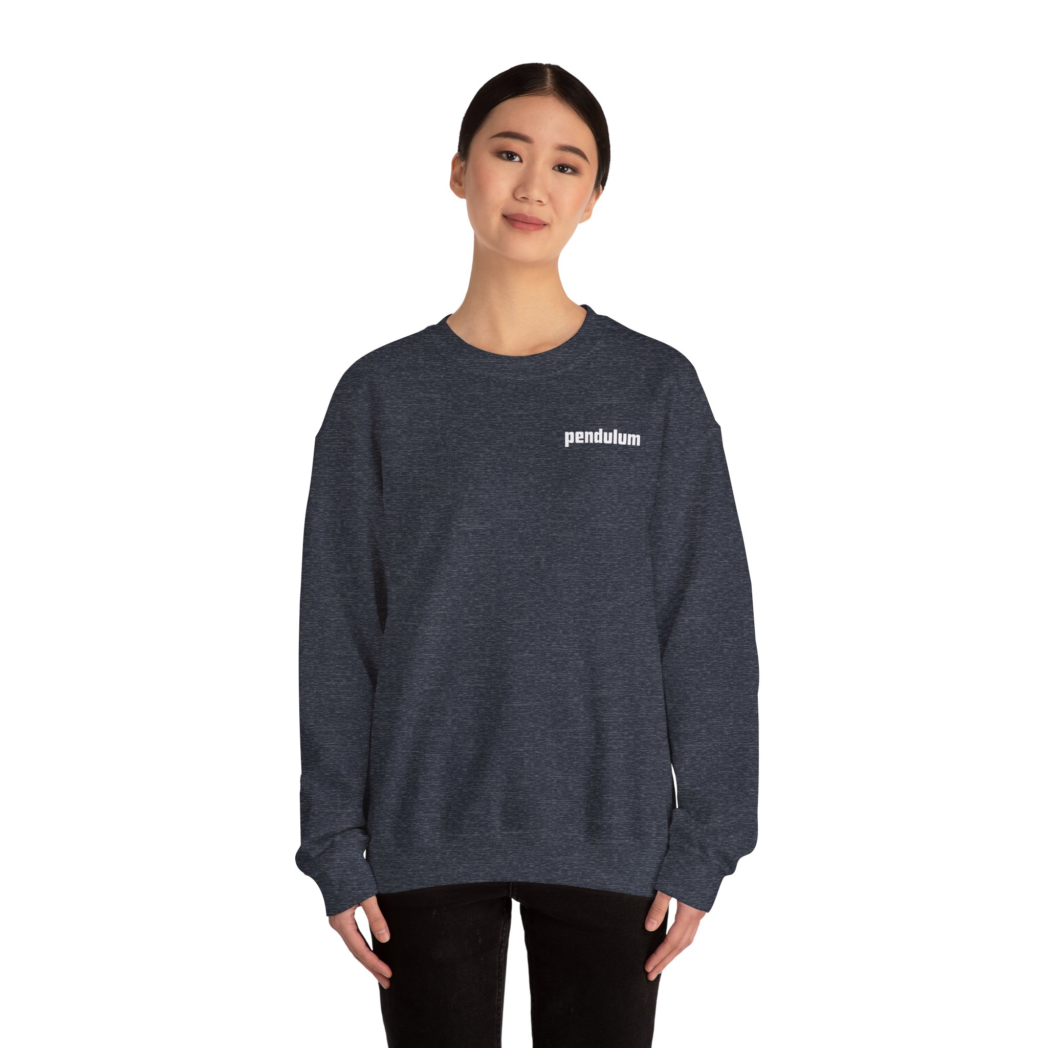 Pendulum Globe Glow in the Dark Logo Unisex Heavy Blendâ„¢ Crewneck Sweatshirt