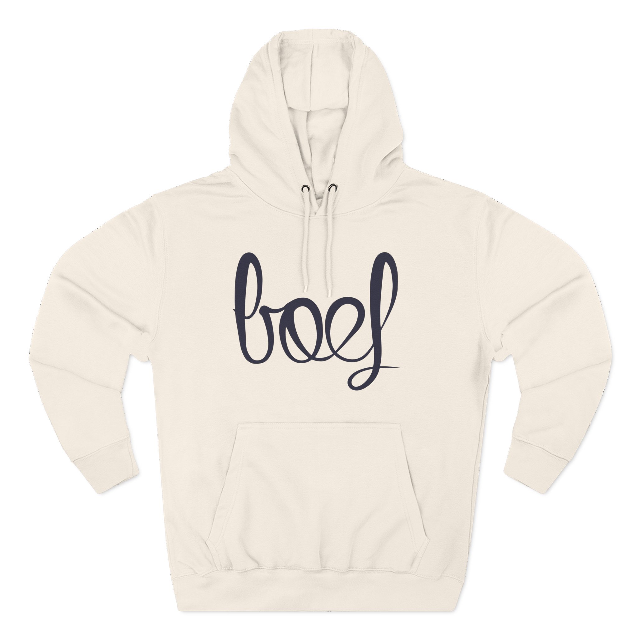 Boef Three-Panel Fleece Hoodie