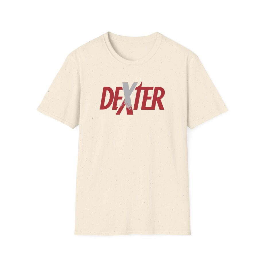 Dexter Spatter Logo Unisex Softstyle T-Shirt