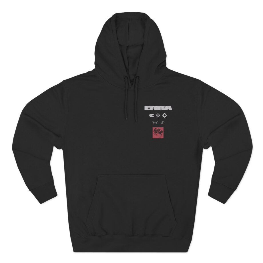 Erra Tracklist Three-Panel Fleece Hoodie
