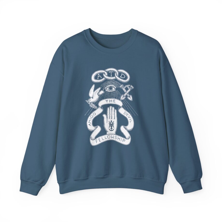 Amigo the Devil  Fellowship Unisex Heavy Blend™ Crewneck Sweatshirt