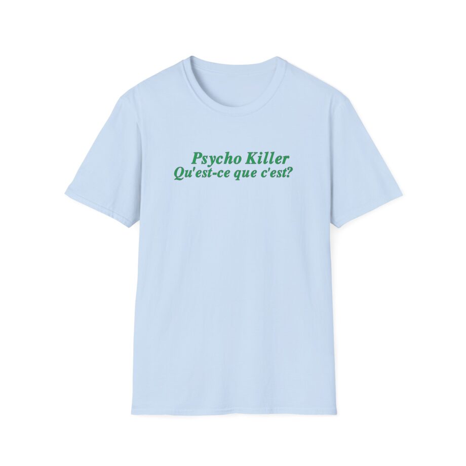 Miley Cyrus Talking Heads X Miley Psycho Killer Unisex Softstyle T-Shirt