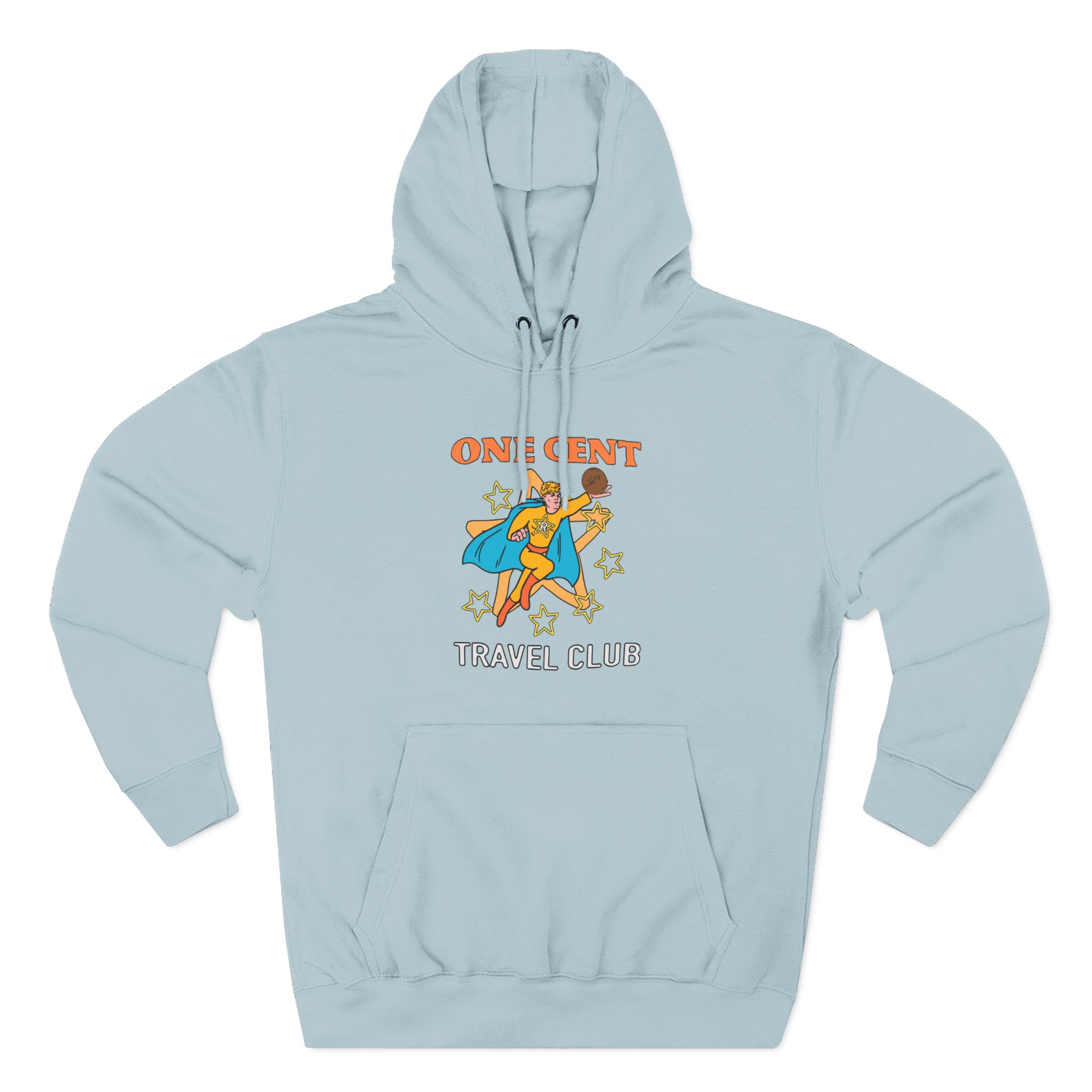 Ryan Trahan One Cent Adventure Awaits Travel Club Three-Panel Fleece Hoodie