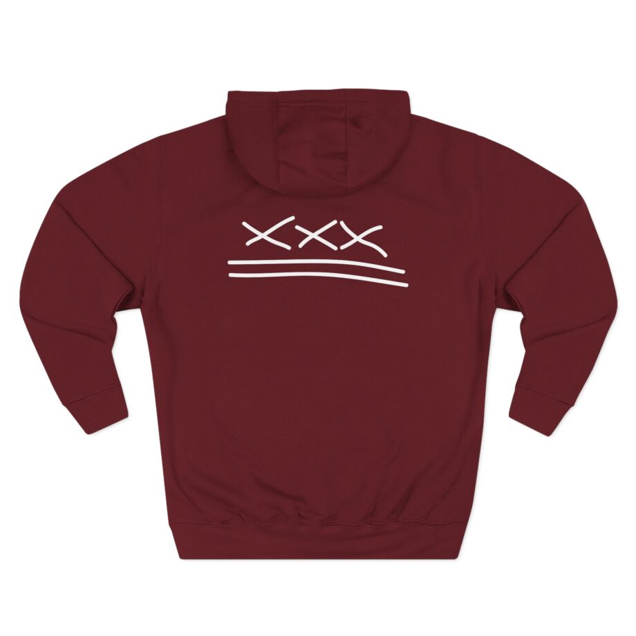 Have Heart Boston Straight Edge Three-Panel Fleece Hoodie