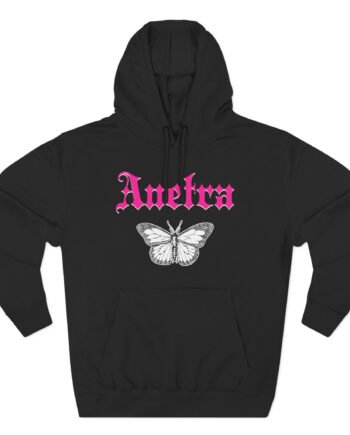 Anetra Three-Panel Fleece Hoodie