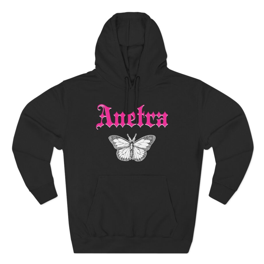 Anetra Three-Panel Fleece Hoodie