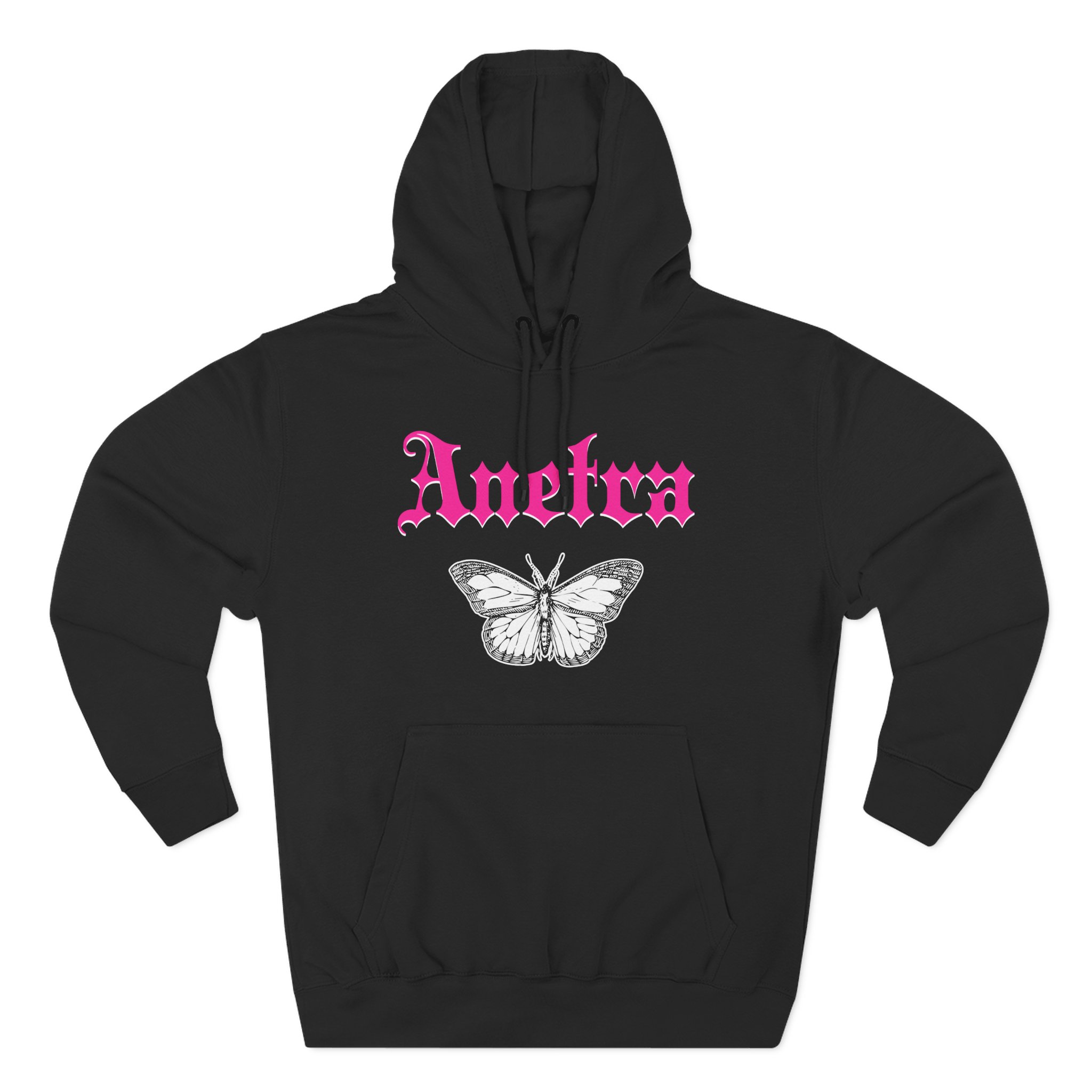 Anetra Three-Panel Fleece Hoodie