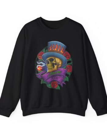 Poison Skull Unisex Heavy Blend™ Crewneck Sweatshirt