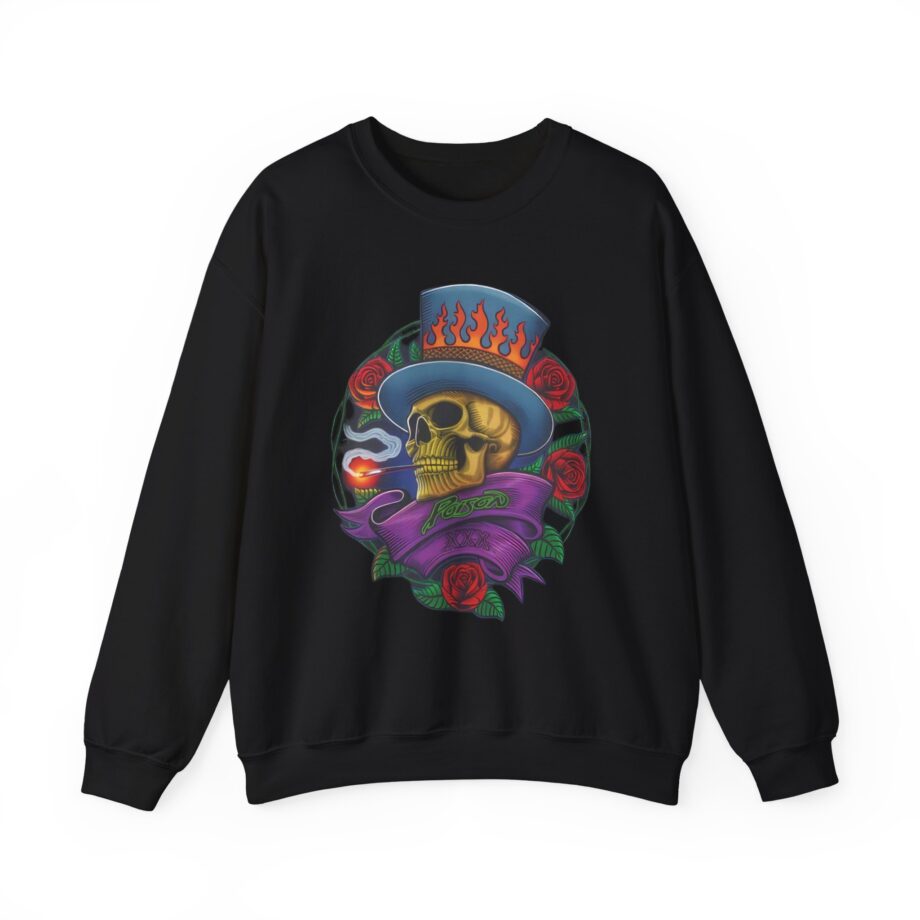 Poison Skull Unisex Heavy Blend™ Crewneck Sweatshirt