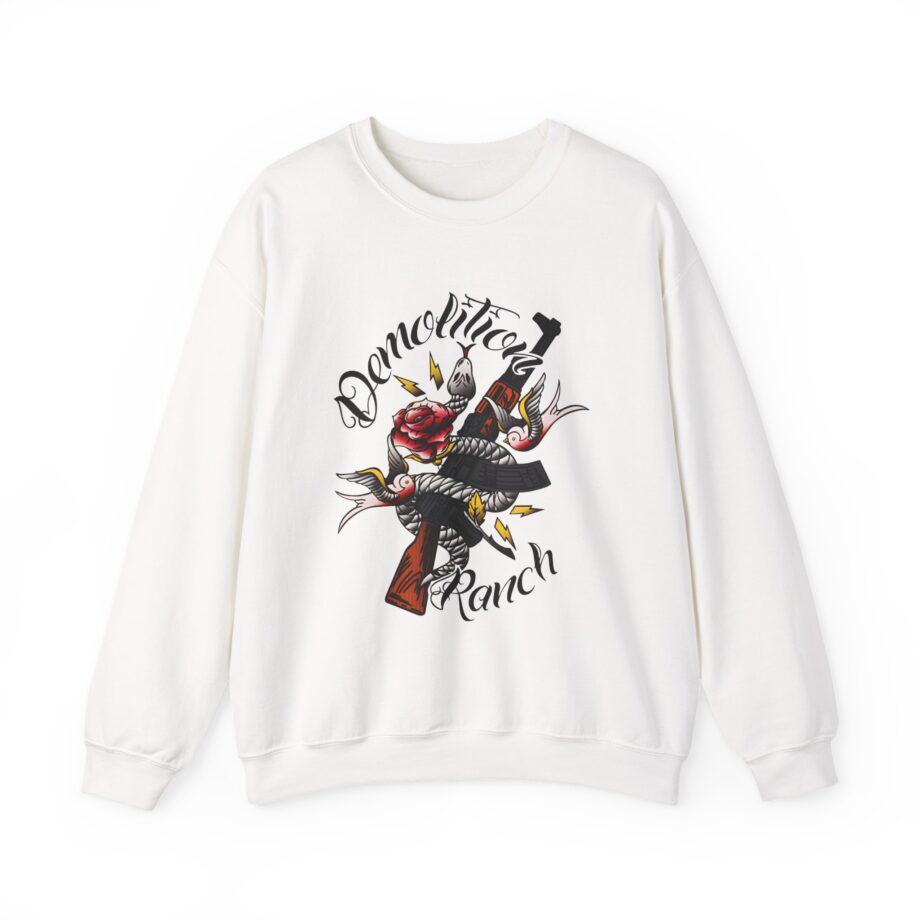 Demolition Ranch Tattoo Unisex Heavy Blend™ Crewneck Sweatshirt