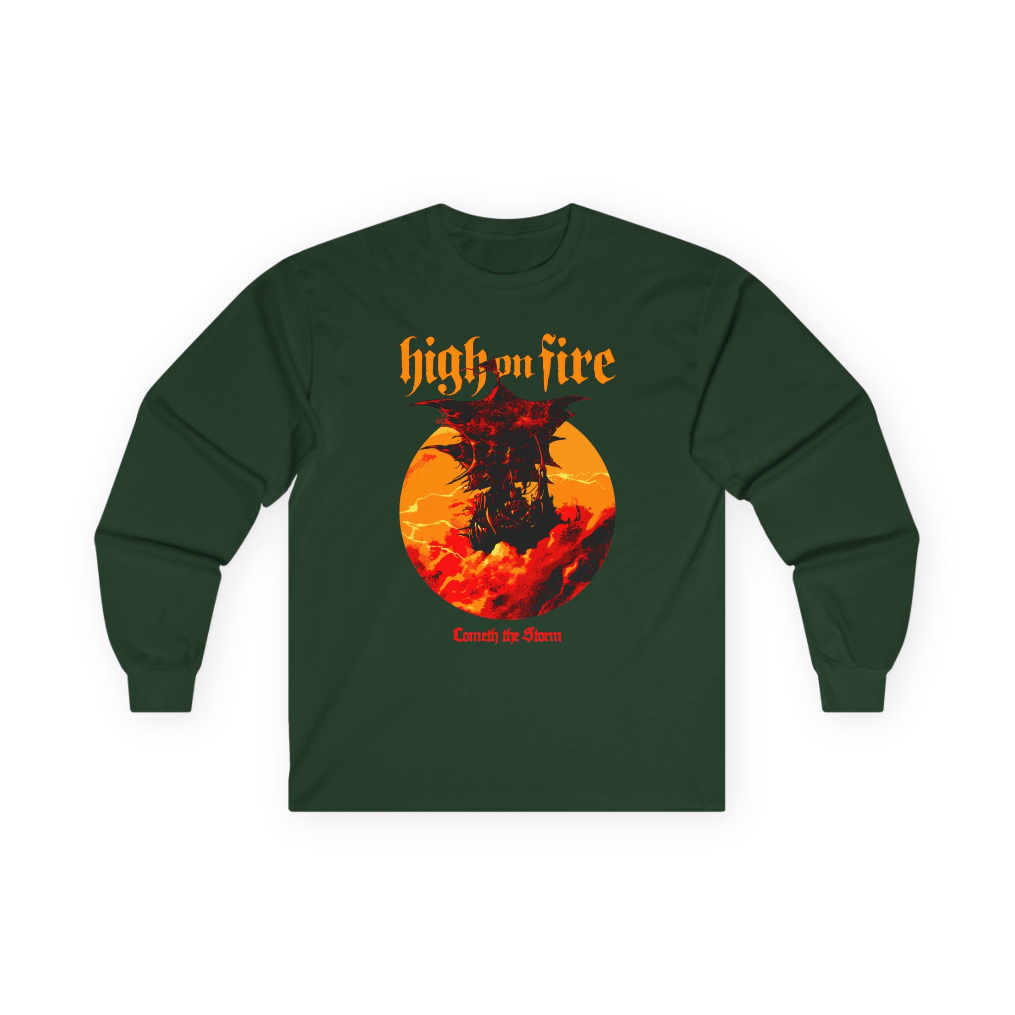 High on Fire Cometh the Storm Unisex Ultra Cotton Long Sleeve Tee