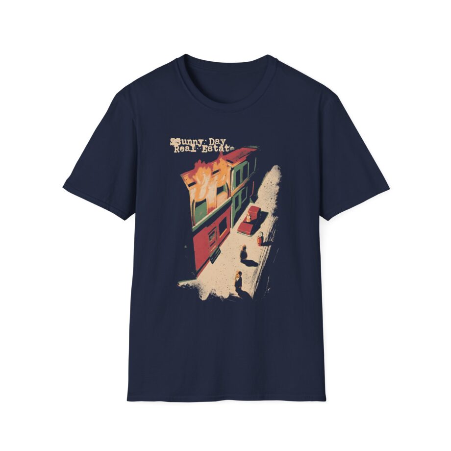 Sunny Day Real Estate Burning Building Unisex Softstyle T-Shirt