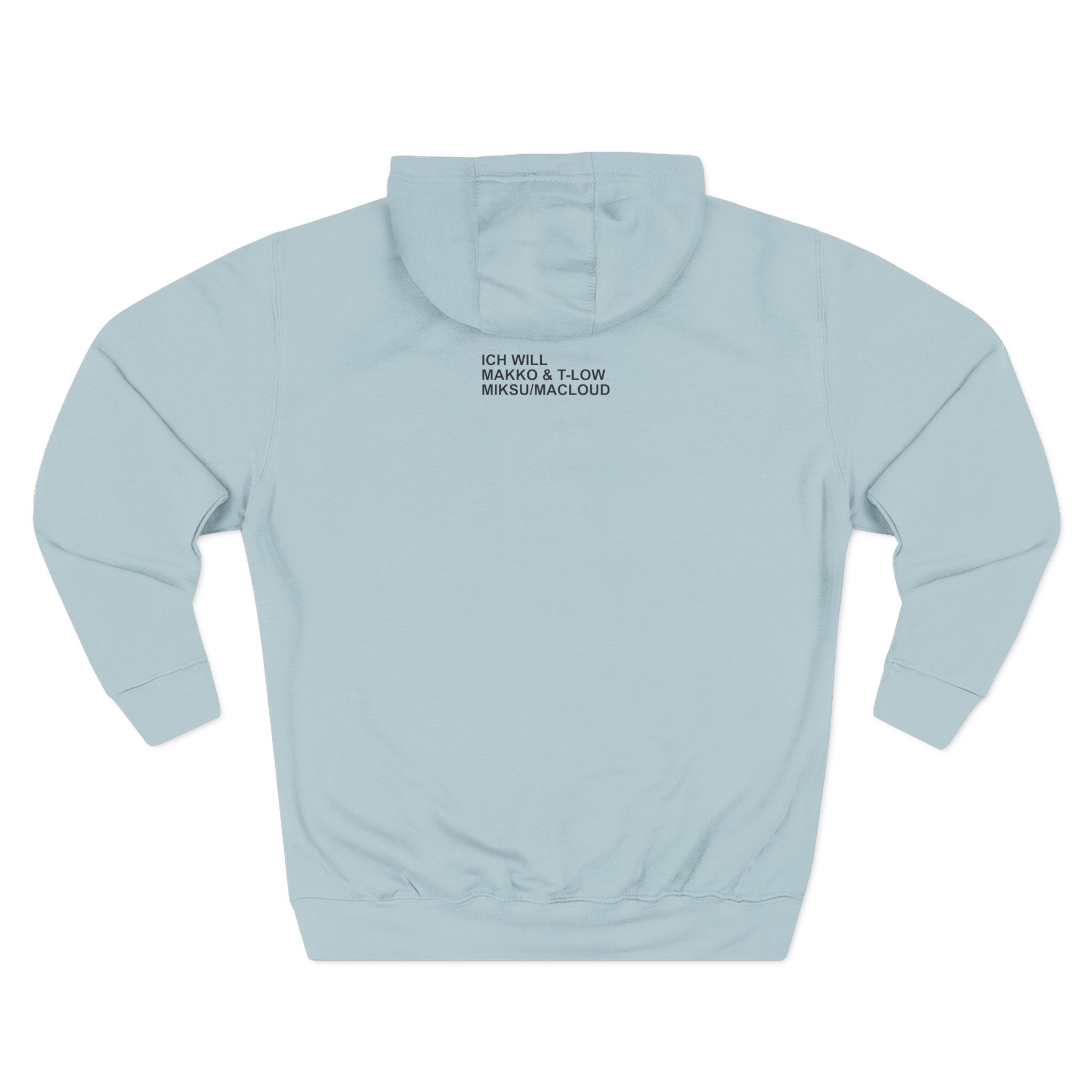 Makko Three-Panel Fleece Hoodie