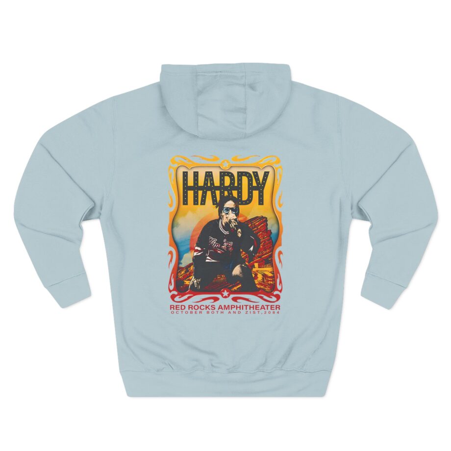 Hardy Red Rocks 2024 Three-Panel Fleece Hoodie