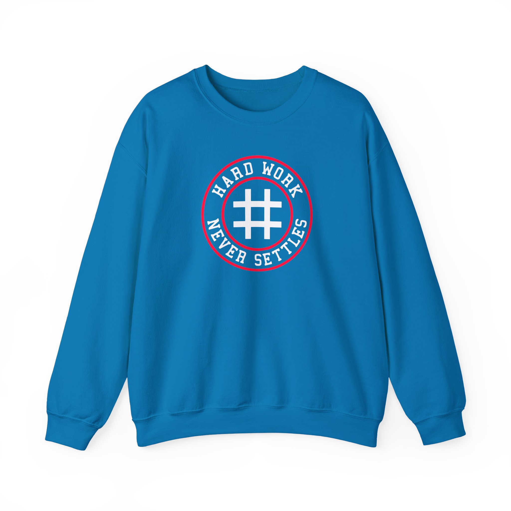 Trevor Bauer Hard Work Never Settles Unisex Heavy Blendâ„¢ Crewneck Sweatshirt