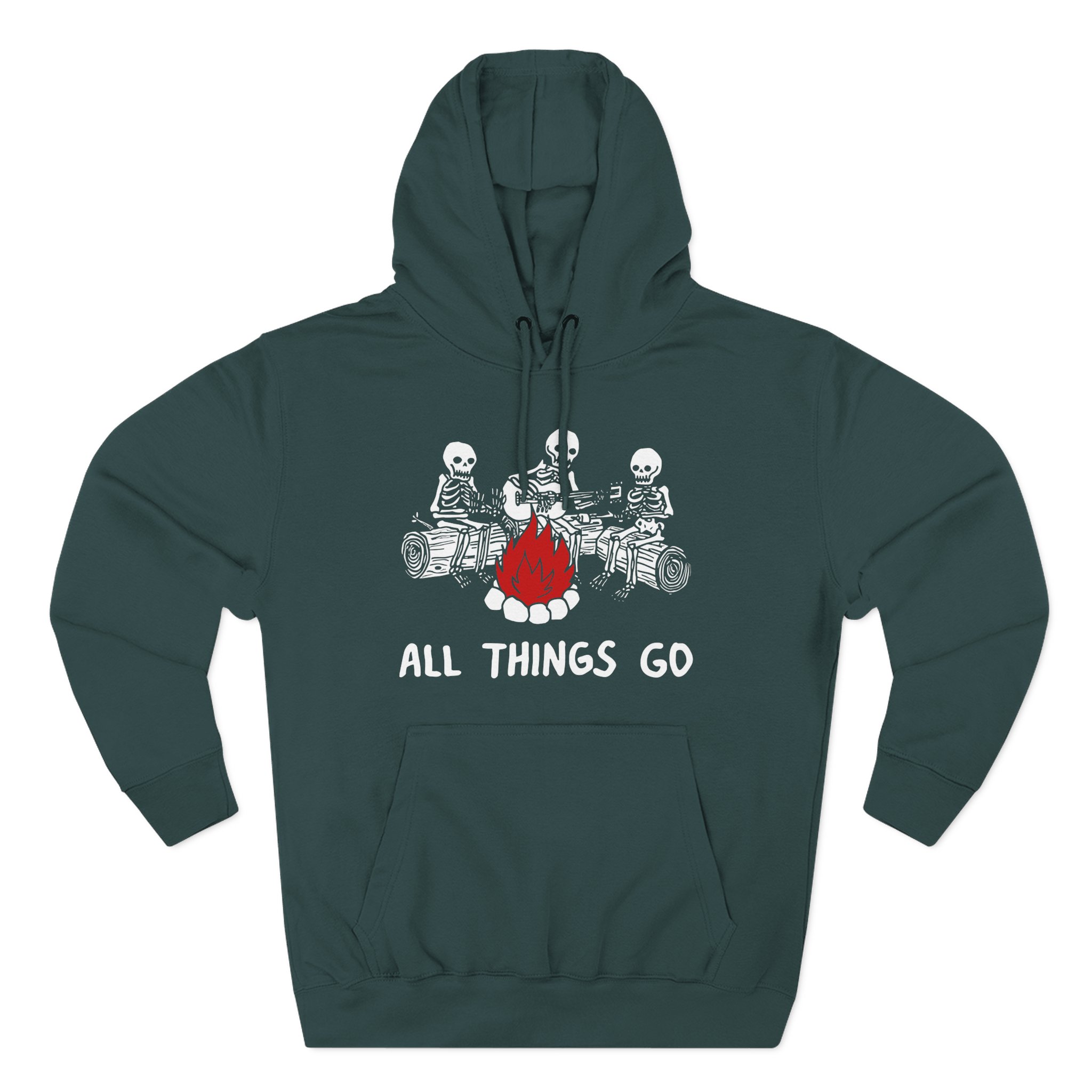 All Things Go Three-Panel Fleece Hoodie