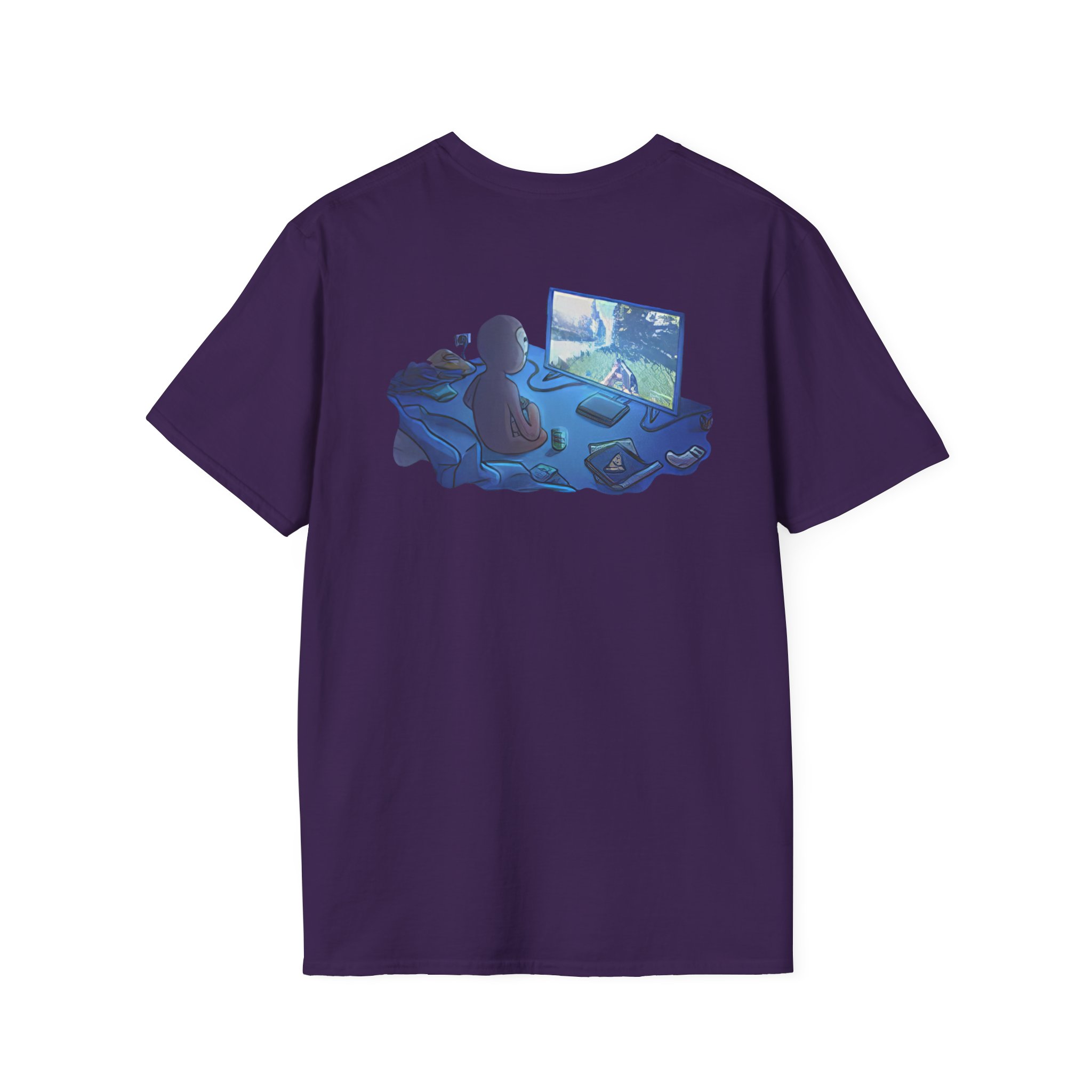 Spoonkid  Rust Monke Unisex Softstyle T-Shirt