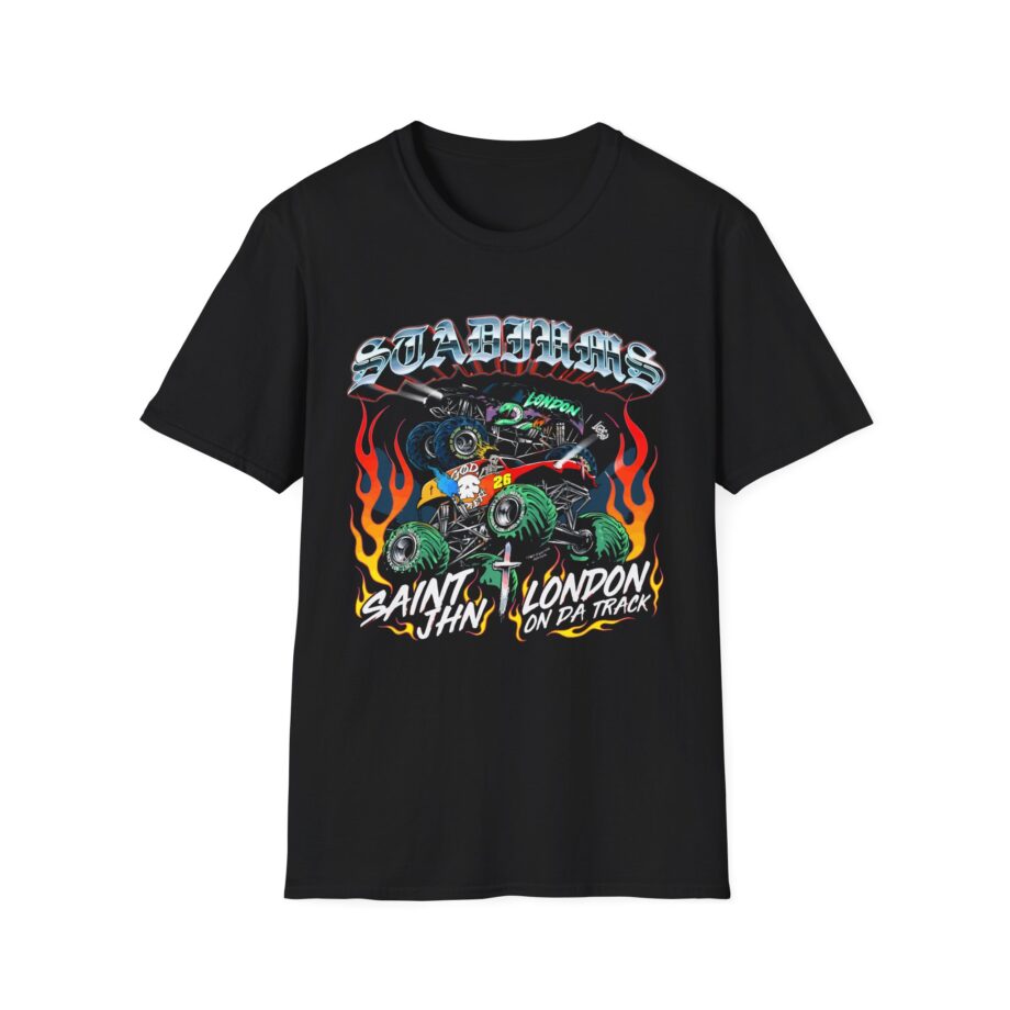 Saint Jhn Stadiums With London on Da Track Unisex Softstyle T-Shirt