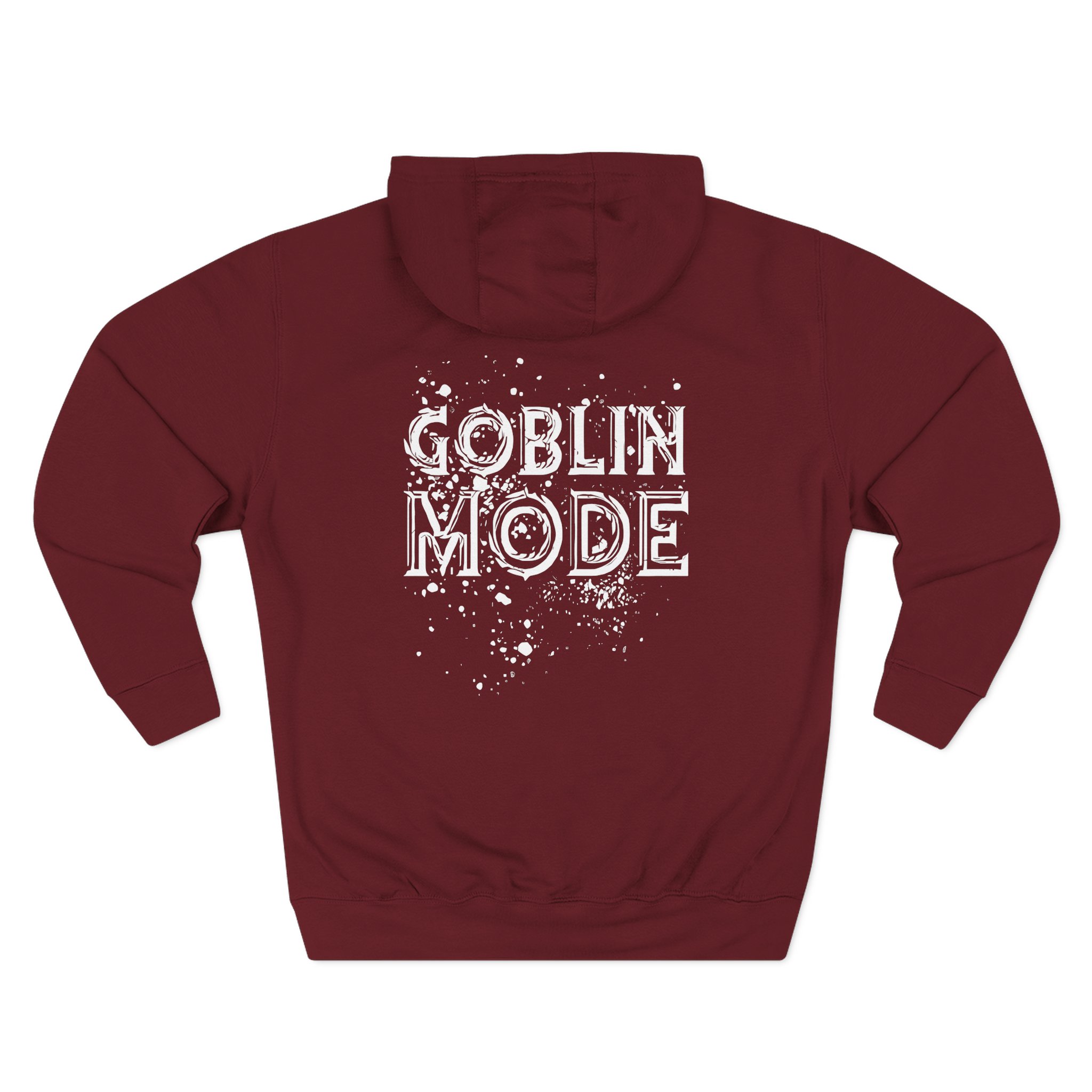 Nekrogoblikon Goblin Mode Raglan Three-Panel Fleece Hoodie