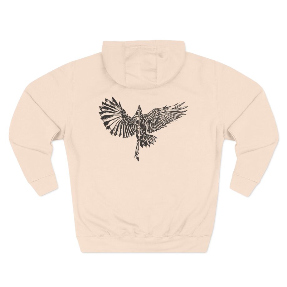 Hardy Three-Panel Fleece Hoodie