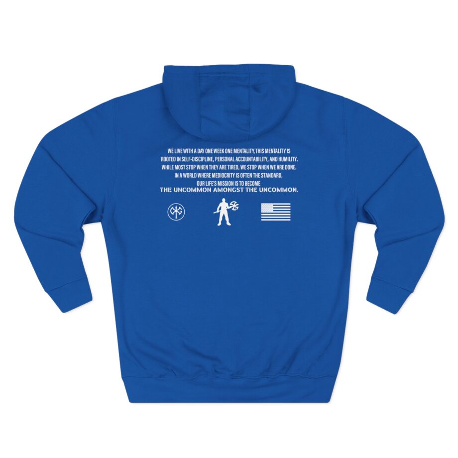 David Goggins Ethos Slogan Three-Panel Fleece Hoodie