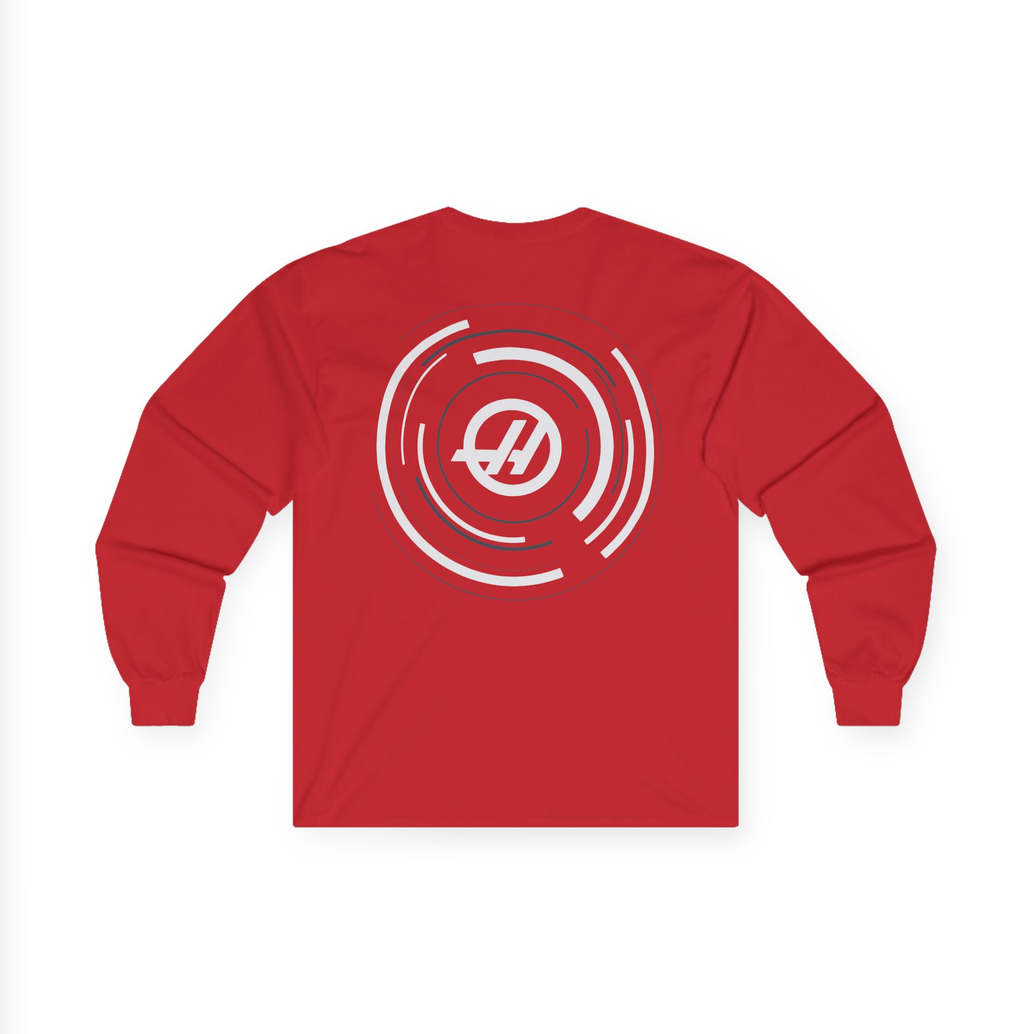 Haas F1 Dynamic Roundel Unisex Ultra Cotton Long Sleeve Tee