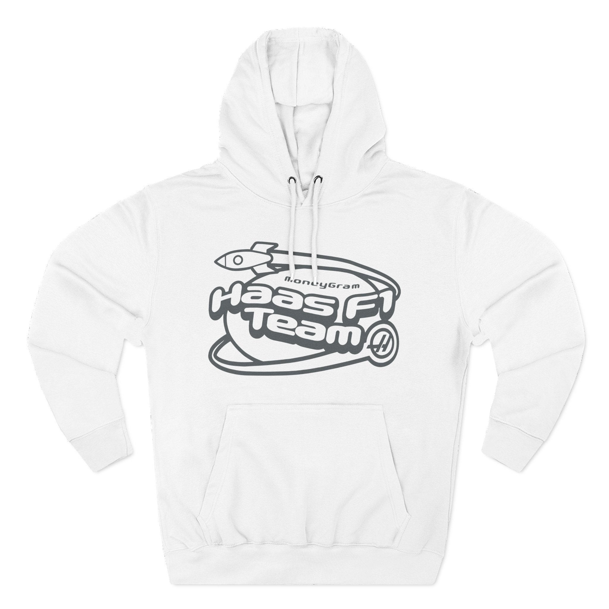 Haas F1 Team Rocketship Three-Panel Fleece Hoodie