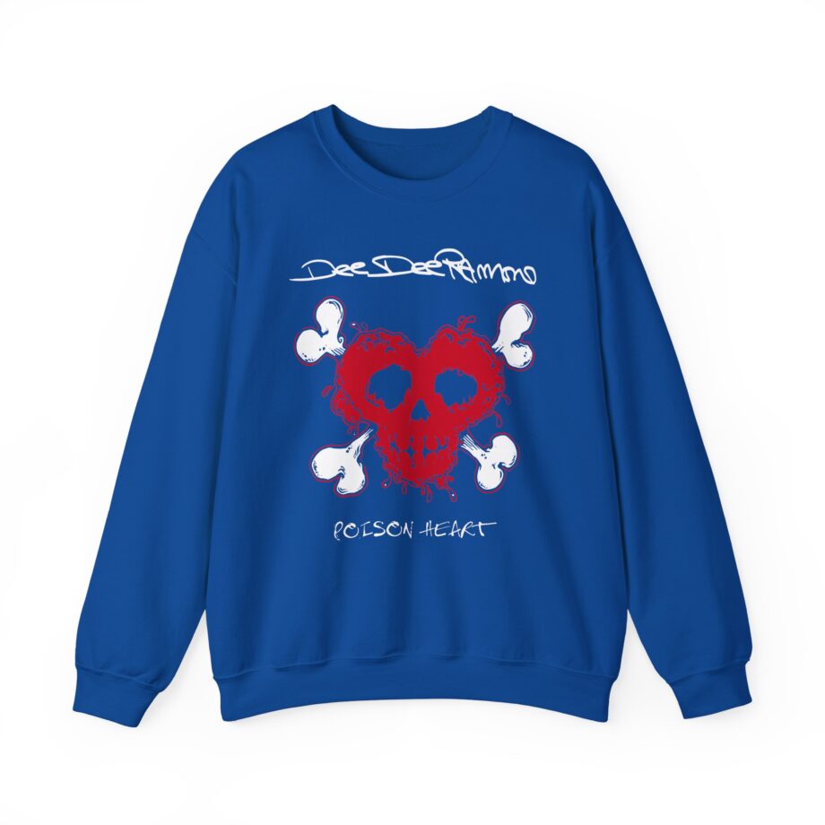 Ramones Distressed Poison Heart Unisex Heavy Blend™ Crewneck Sweatshirt