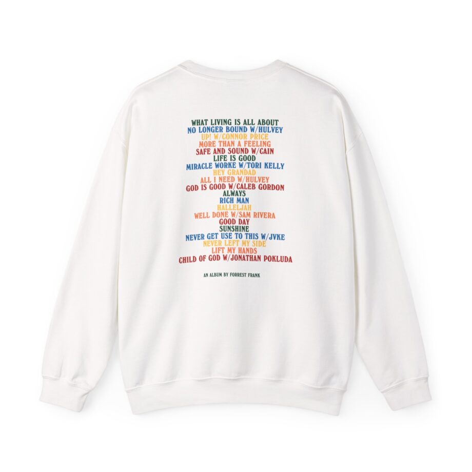 Forrest Frank Child of God Tracklist Unisex Heavy Blend™ Crewneck Sweatshirt